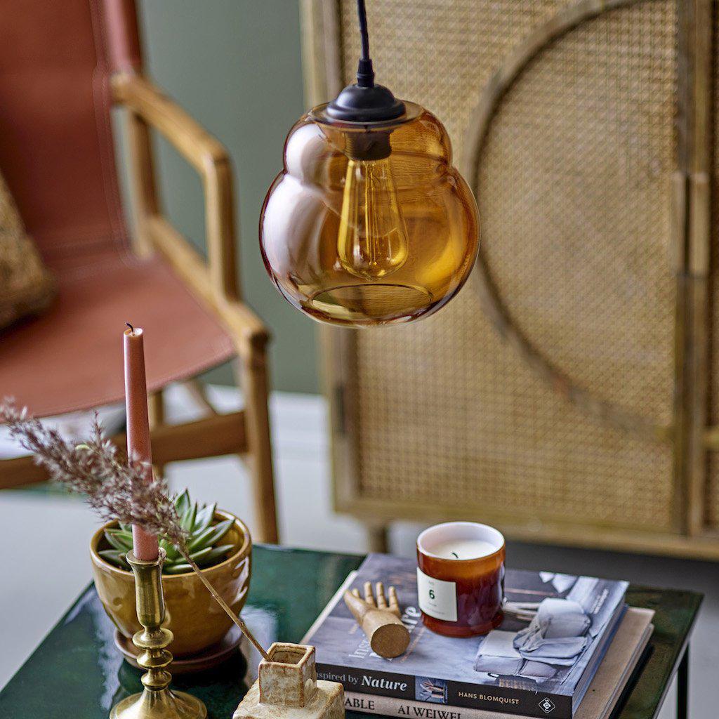 Bloomingville Baha Amber Glass Pendant Lamp - Image 3