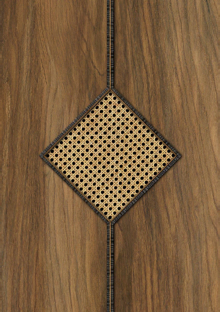 NLXL Diamond Cane Webbing Wallpaper - Image 3