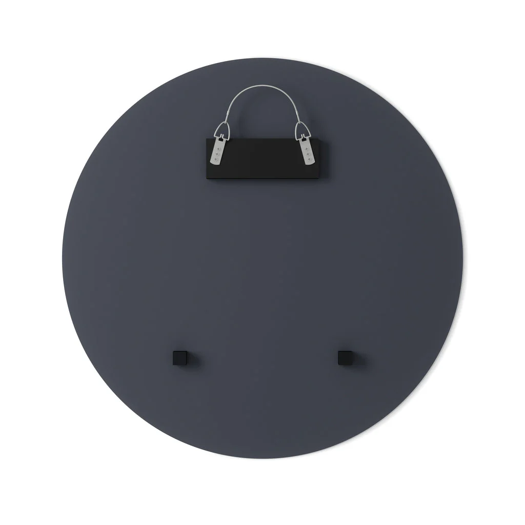 Umbra Hub Bevy Round Mirror Smoked Grey 61cm - Image 4