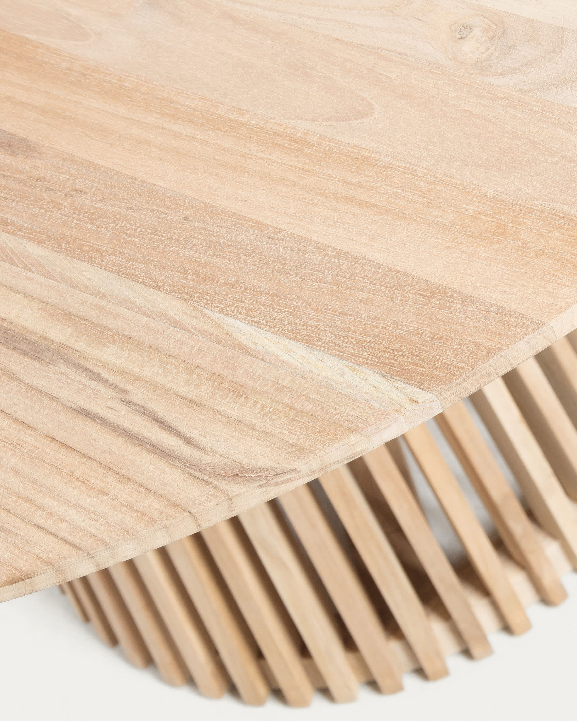 Kave Home Jeanette Round Solid Teak Table 120 cm - Image 3