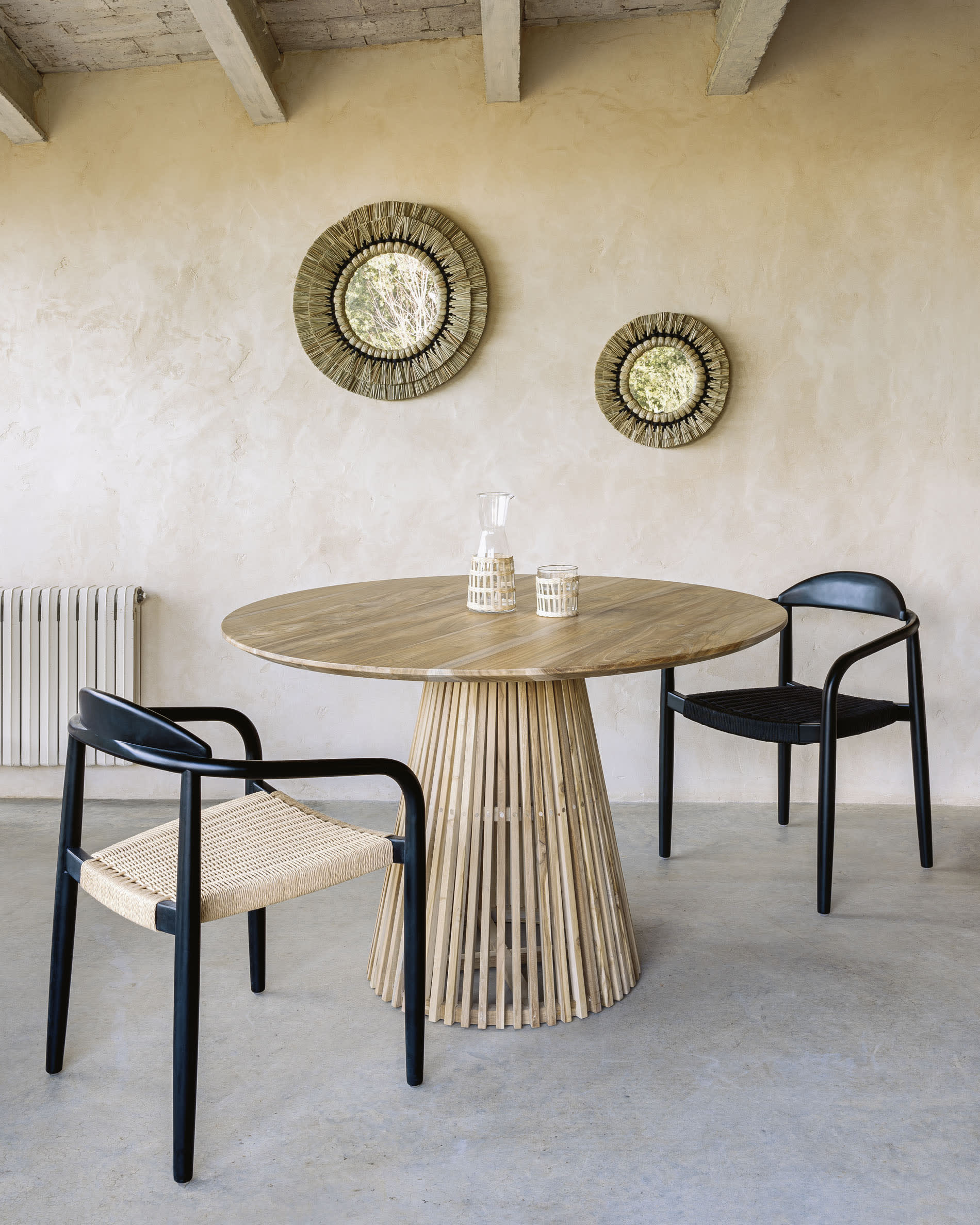 Kave Home Jeanette Round Solid Teak Table 120 cm - Image 4