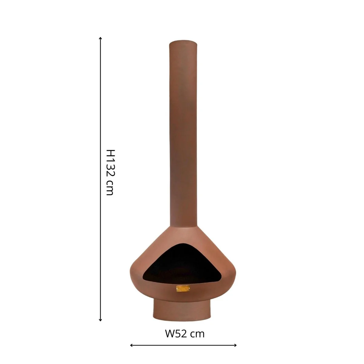 Ivyline Outdoor Fornax Fireplace Rust - Image 4