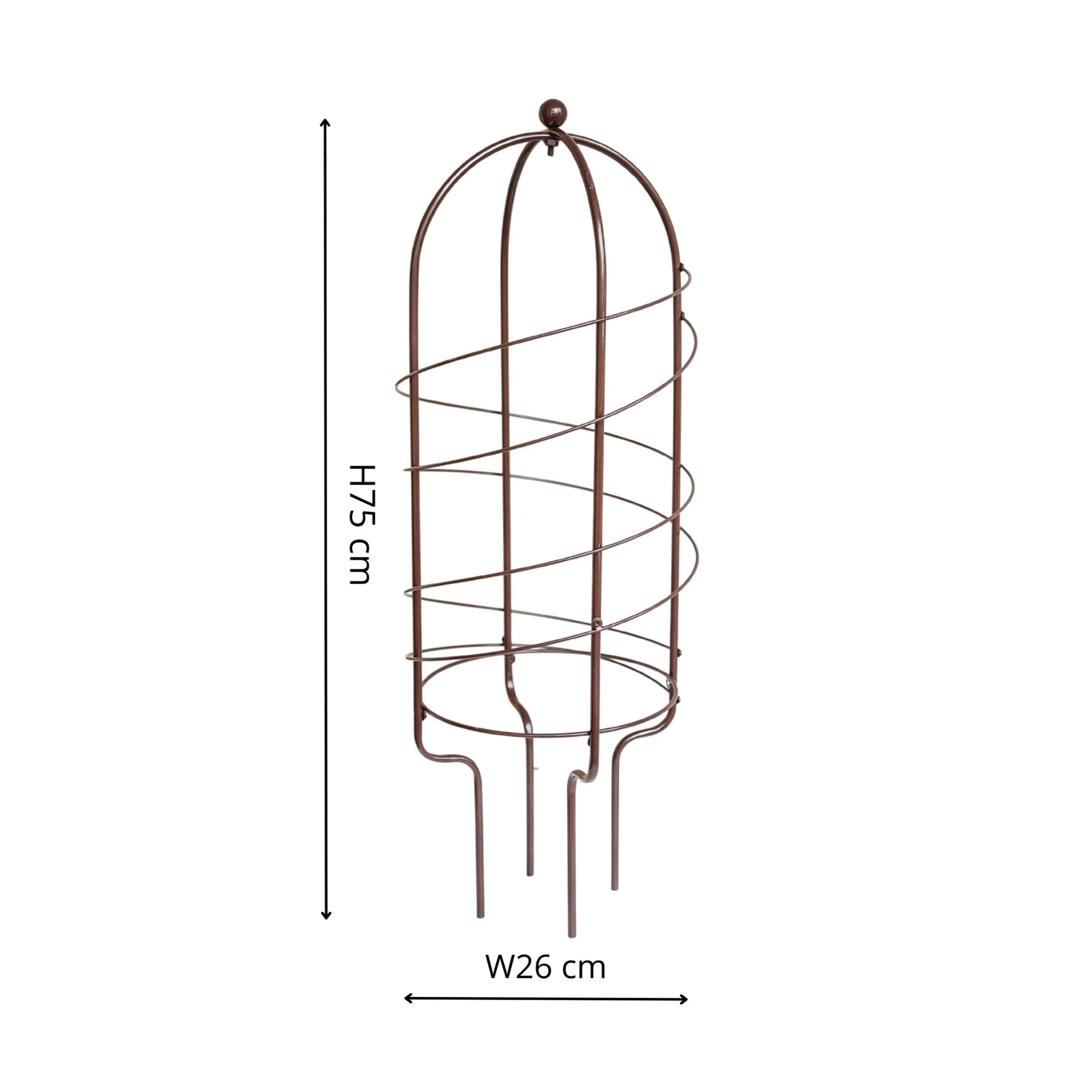 Ivyline Climbing Plant Metal Obelisk Pot Support - Image 8