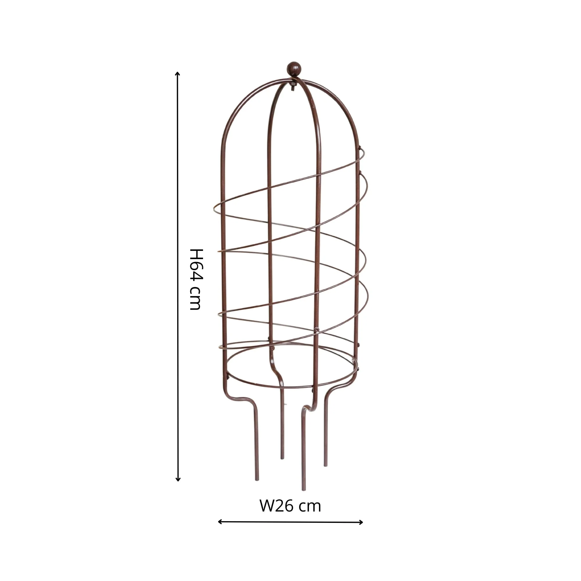 Ivyline Climbing Plant Metal Obelisk Pot Support - Image 9