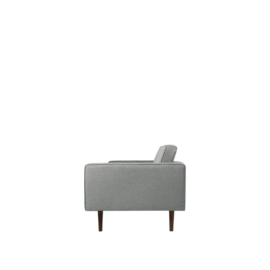Broste Copenhagen Wind Tweed Large Sofa Grey - Image 4